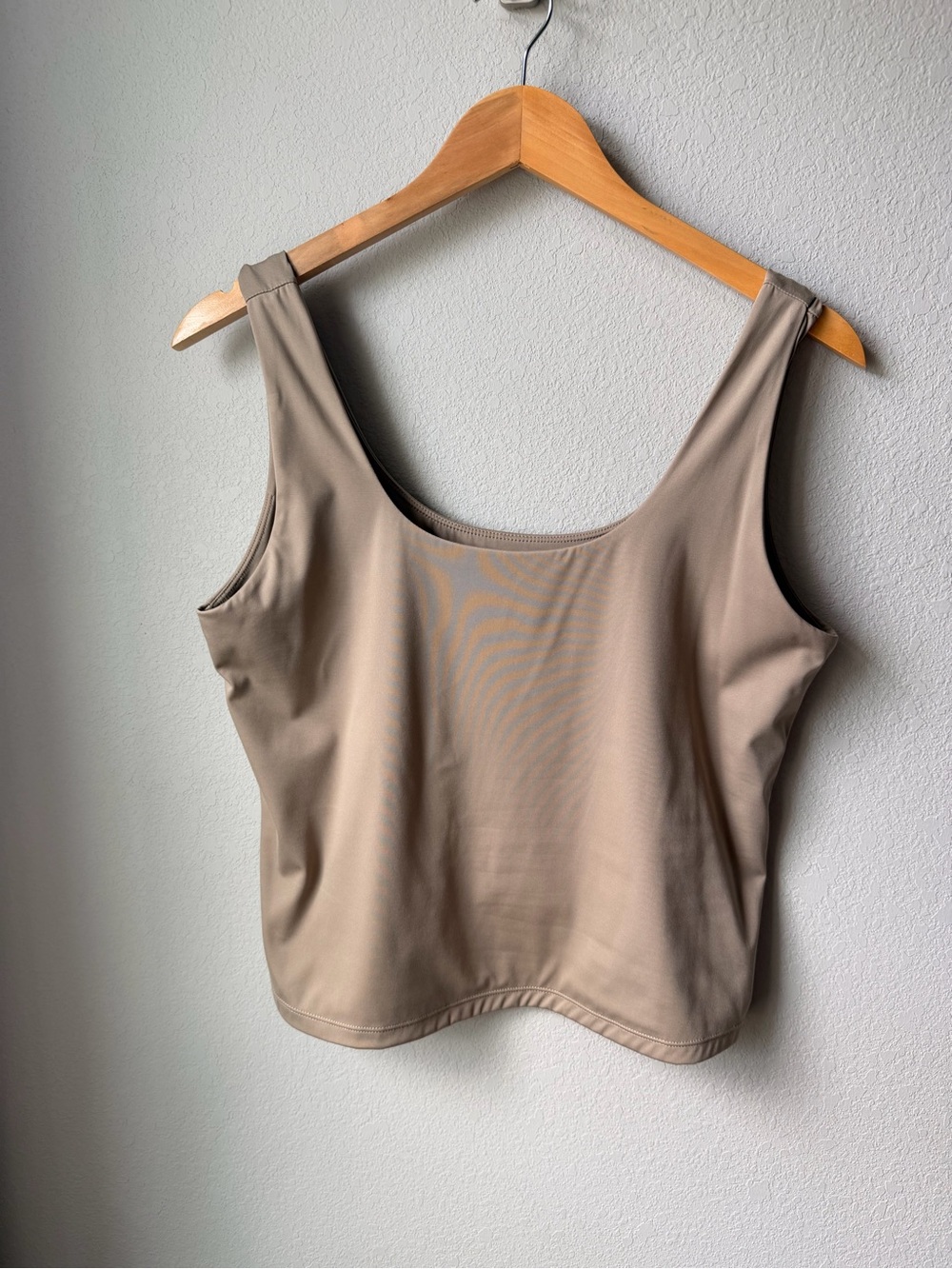 BYLT Basics Scoop Neck Tank Top - Taupe